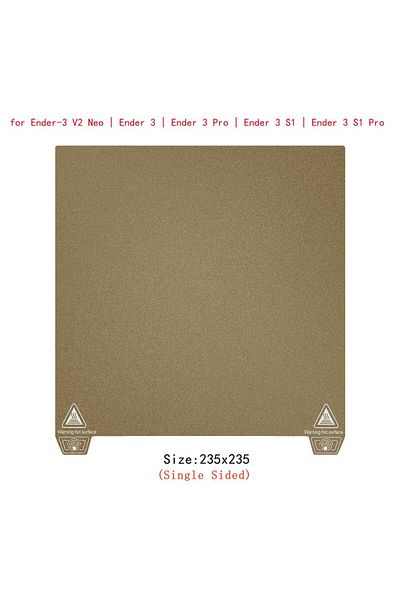 Choice 235 X 235mm Creality 3d Printer Pei 235x235mm Powder Painted Flexi Steel Magnetic Build Plate For K1