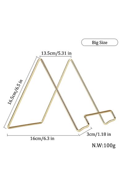 Choice Golden B Metal Holder Multifunction Stainless Steel Mobile Phones,photos,books,magazines Storage Dis