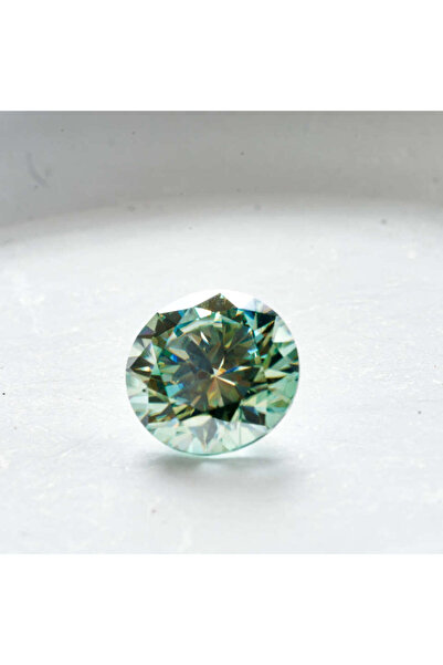 Choice3 4mm WHITE 0.1-5CT bluegreen Color moissanite VVS1 3EX Cut Light Blue ...