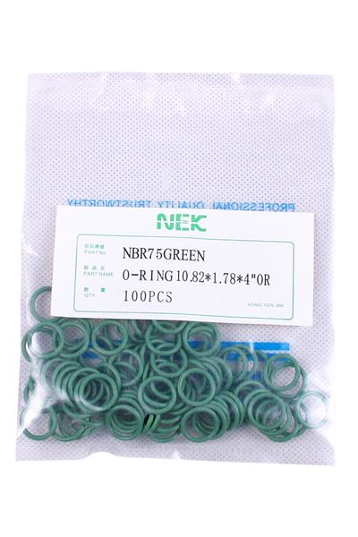 Choice 10.82ride1.78mm 70 قطعة (10.8*2.4 مم) #8 R134a Nbr مجموعة حلقات مطاطية O-ring مقاومة لدرجات الحرارة العالية