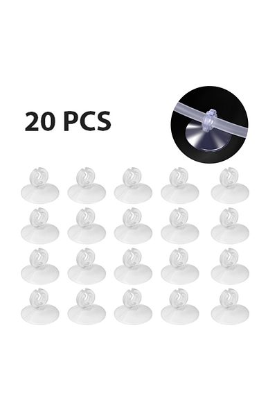 Choice 20 Pcs Aquarium Supplies Air Hose Suction Cup Fish Tank Accessories 4*6 Fixed Oxygen Pump Clamp