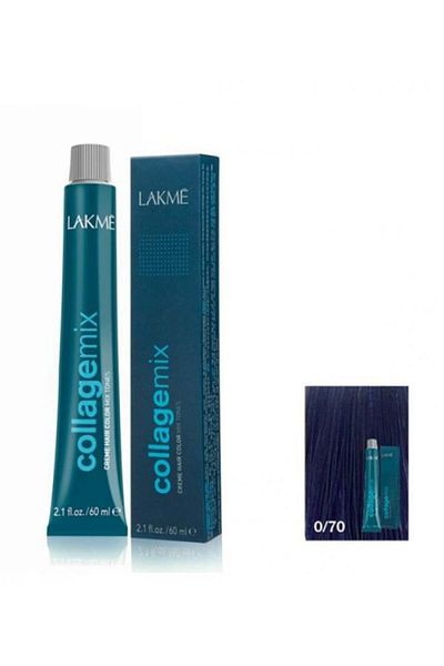 Lakme كريم كولاجميكس لتلوين الشعر من لاكمي 0/70 أزرق 60مل