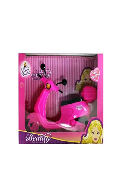Sepetsiz Pembe Scooter Motorsiklet
