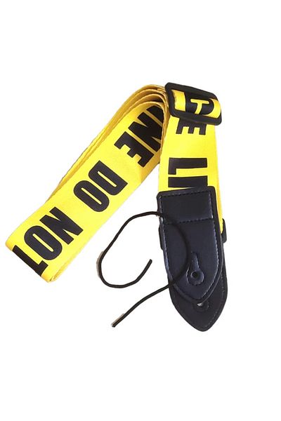 Choice Yellow Fashion Retro Ethnic Style Guitar Strap Adjustable Leather Strap For Folk Guitar Electric Gui