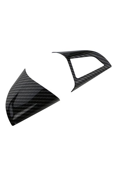Choice Carbon Black 1 Hole Car Steering Wheel Sequin Steering Wheel Decoration Cover Sticker For Chevrolet