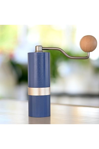 Choice Blue 2023 New 1zpresso Q Air Portable Coffee Grinder Manual Coffee Mill 38mm 7core Burr Adjustable