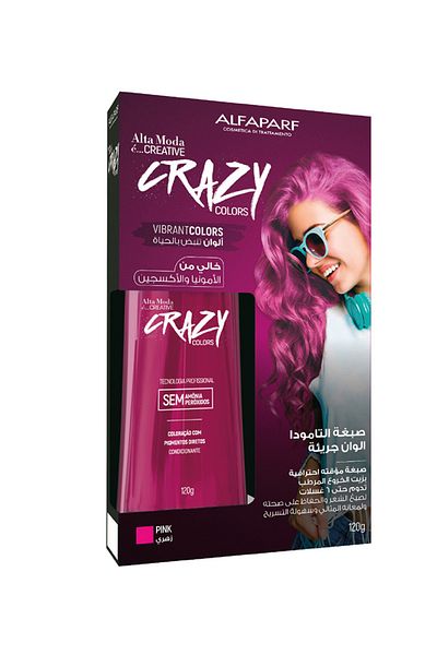 Alfaparf صبغة التامودا الوان جريئة زهري من الفابارف 120جAlfaparf