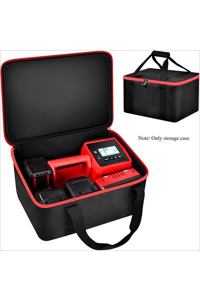 Choice M Black Air Compressor Bag Compatible With Milwaukee M18 Inflator 2848-20, Pump Carrying Box For Mil