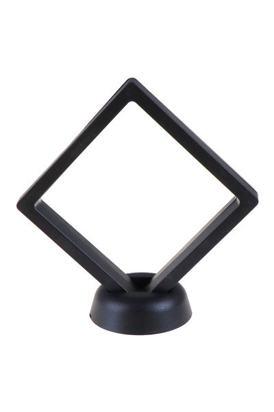 Choice1 صندوق عرض عملات معدنية عائم ثلاثي الأبعاد أسود مقاس واحد 90 × 90 مم، ...