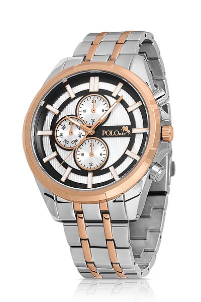 Polo Air Men's Wristwatch Silver-Copper PL-0857E3x