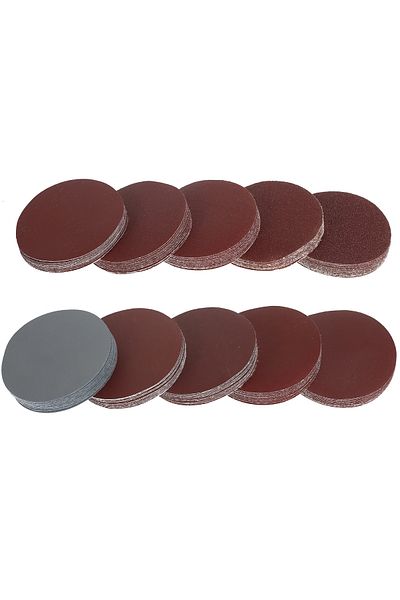 Toorise 100pcs 100pcs Sanding Discs 3 Inch Sandpaper 80-3000 Grit Sander Disc Pads Sanding Paper Sander Disk