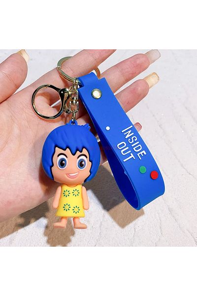 Choice C New 3d Cartoon Inside Out 2 Animated Movie Joy Sadness Anger Disgust Figures Intensa Mente Vice V.