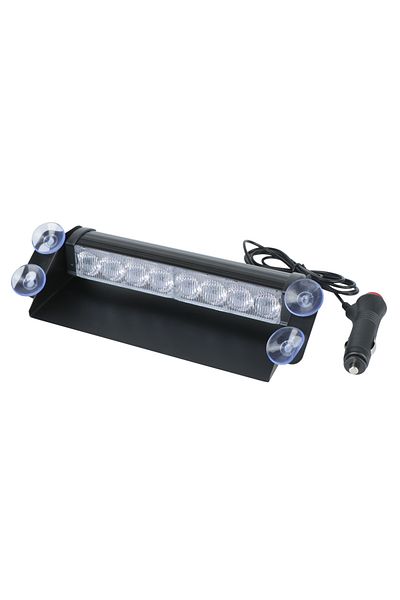 LEEPEE Black 12v Car Strobe Warning Light Drl Day Running Flashing Led Emergency Police Lamps Windshield Su