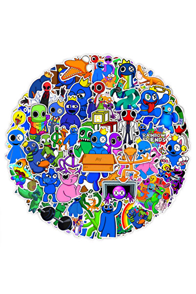 Choice 50 قطعة من ملصقات موضوع أصدقاء قوس قزح ملصقات حفلات الهالوين والكريسما...