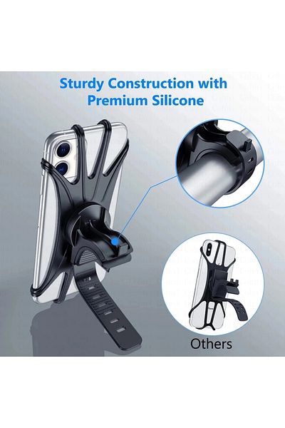 Choice Black Universal Bicycle Phone Holder For Iphone Samsung Motorcycle Mobile Cellphone Holder Bike Hand