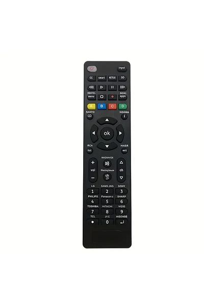 Choice Black Rcg008 Replacement Universal Remote Control For Sony For Samsung For Panasonic Fortoshiba For