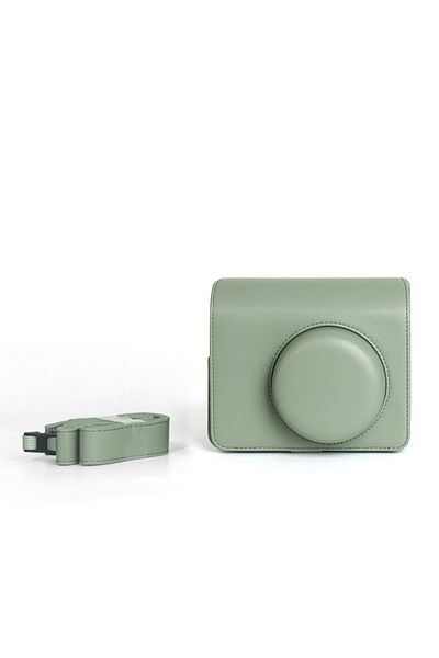 Choice Field Green New For Fujifilm Film Camera Bag For Instax Wide 400 Camera Case Pu Leather Soft Silicon