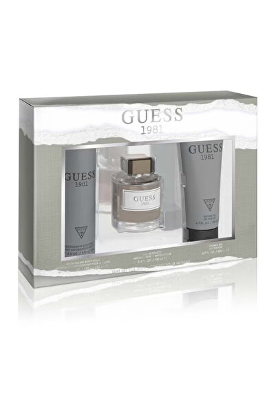 Guess 1981 Set (EDT + Body Spray + Shower Gel) EDT 100 Ml, Body Spray 226 Ml,...