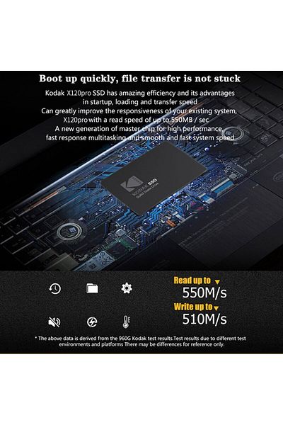Kodak 1TB Kodak X120 PRO SSD Drive HDD 2.5 Hard Disk SSD 120GB 1TB 512GB 128GB 256GB HD SATA Disk Internal