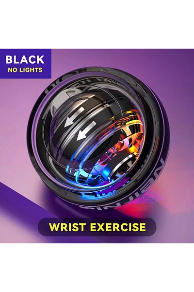 Choice Black 2 Wrist Gyro Ball Power Trainer Ball Self-starting Wrist Strength Ball Device Forearm Exercise