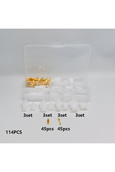 Choice 114 قطعة موصلات كهربائية للسيارات والدراجات النارية: 2.8 مم 2 3 4 6 9 ...