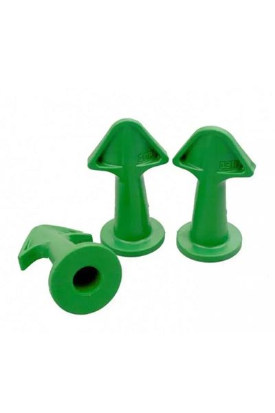 Choice Green Green Caulking Tool Set 3pcs Silicone Sealant Nozzle Applicators, Plastic Caulk Finishing Tool