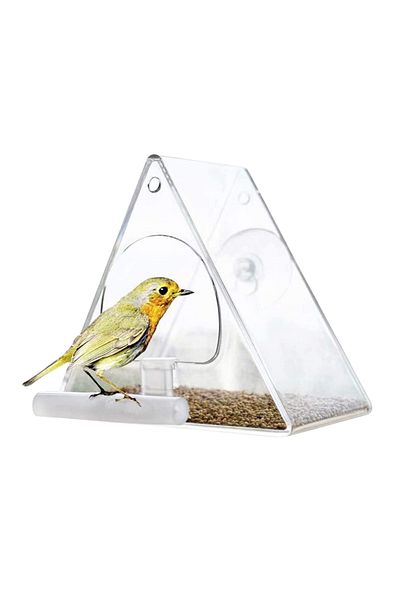 Choice Window Bird Feeder Ultra-Strong Suction Cup, and Weather-Resistant Design for Garden Yard Patio T...