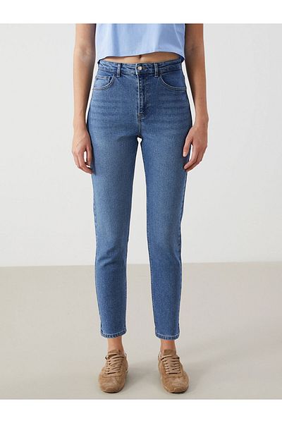 LC Waikiki Pantaloni de damă Slim Mom - S51949Z8