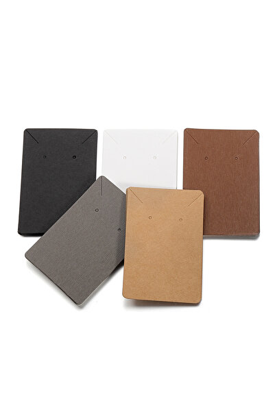 Choice1 50pcs/lot 6x9cm Kraft Paper Card Earrings Necklaces Display Cards