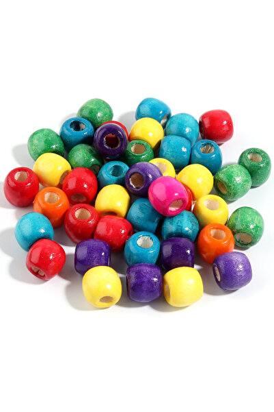 Choice1 11×12 مم (100 قطعة) ألوان متنوعة 50/100 قطعة خرز من خشب القيقب، شكل ب...