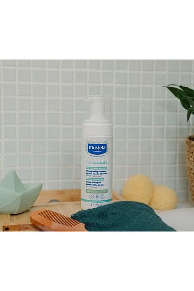 Mustela Stelatopia Baby Foam Shampoo, 150ml