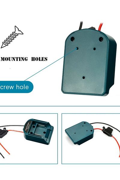 Choice Mt18v-diy External Battery Adapter Converter For Makita 14v/18v Battery Diy Power Tool Box Mod Plug