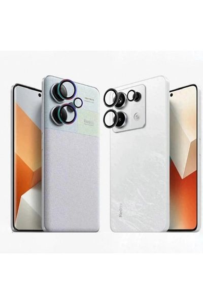 Choice Note13proplus(3ring Black 1 Set Camera Lens Screen Protector For Xiaomi Redmi Note 13 Pro Plus , X
