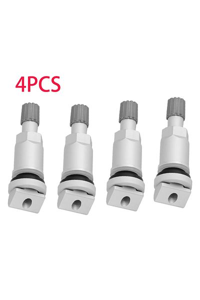 Choice 4 قطع مستشعر ضغط الإطارات Tpms صمام ساق طقم إصلاح لسيارات BMW 1 2 3 Series X1 X2 X3 بدون أنابيب