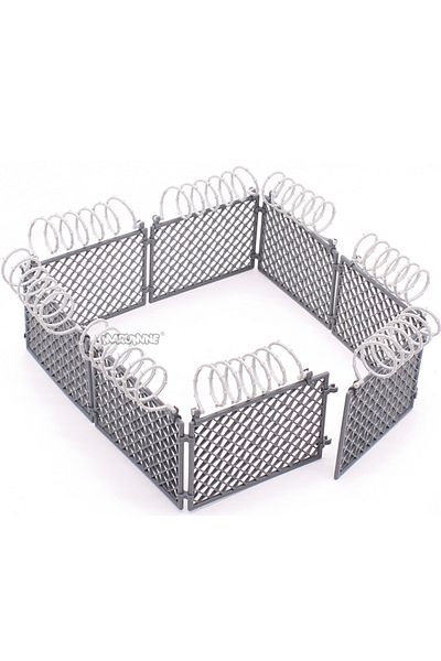 Choice 48pcs Wire Fence Set Marumine Moc Diy City Military Base Barbed Wire Fence Mesh Isolation Net For Ww