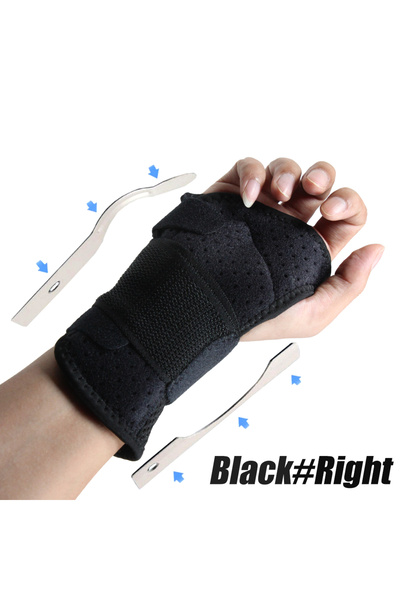 Choice S Black-Right 1Pcs دعامة معصم النفق الرسغي (يسار أو يمين) - جبيرة دعم ...