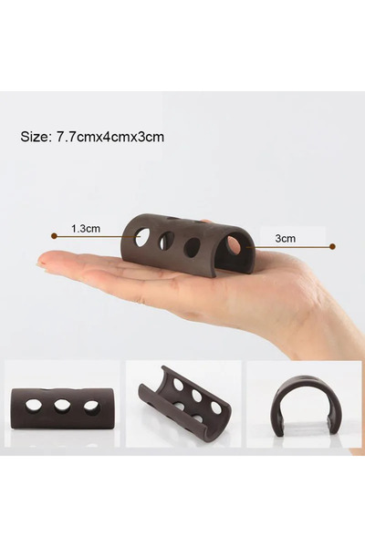 Choice كما في الصورة، حوض أسماك خزفي نصف أسطواني، زينة، سمكة، روبيان، مأوى، م...