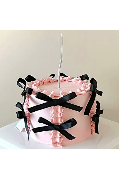 Choice 10 قطع من أقواس لافينتي السوداء لتزيين الكيك، أقواس شريطية لتزيين الكي...