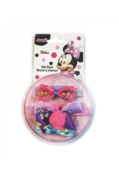 Disney Disney Minnie Mouse Print Hair Bow - Set of 3
