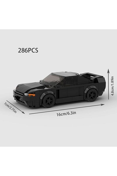 Choice M10351 Moc Gtr R32 City Car Vehicle Speed Champion Racer Building Blocks Brick Racing Supercar Creat