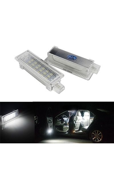 Choice White 6000k Angrong White 18 Smd Led Car Door Trunk Courtesy Luggage Light Lamp For Bmw E60 E61 E63