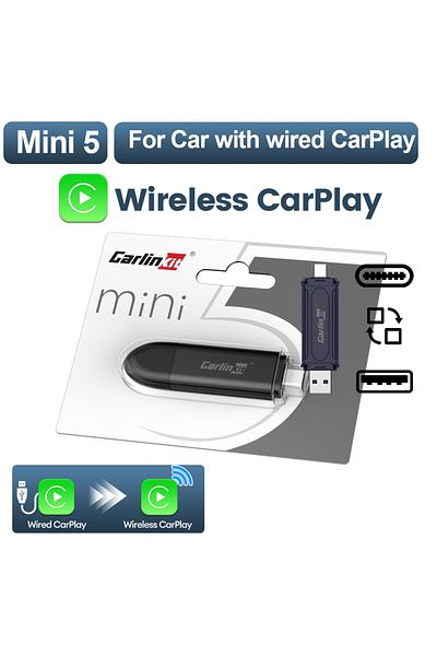Choice Carlinkit Mini 5 Carlinkit Mini 5 Wireless Carplay Dongle Smart Carplay Box Wired To Wireless Usb Ca
