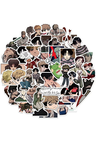 Choice 50 قطعة من ملصقات الرسوم المتحركة الرسوم المتحركة القاتلة المقاومة للم...