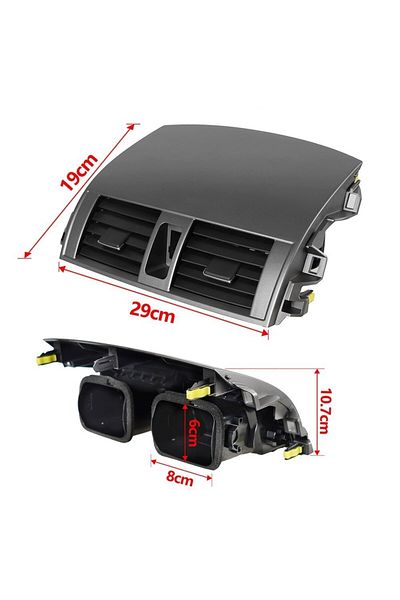 Choice Center Dash A/C Outlet Air Vent Panel For Toyota Corolla 08-13 Conditioning Outlet Panel Grille C...
