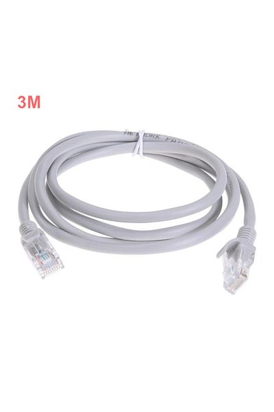 Choice كابلات شبكة إيثرنت CAT5/CAT5E لأجهزة الكمبيوتر بطول 5 أمتار مع كاميرا IP وشبكة RJ45 بطول 3 أمتار و5 أمتار و10 أمتار و20 مترًا و30 مترًا