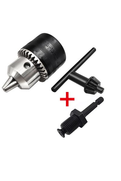 PT-CLUB Chuck And Hex Shank 1.5-13mm Precise Drill Chuck Converter 1/2"-20unf Thread Quick Change Adapter Sd