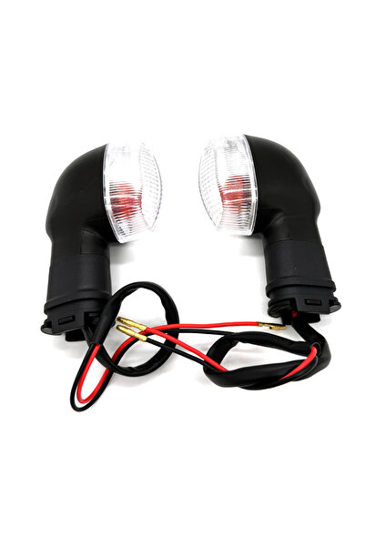 Choice1 clear color 1 Pair Motorcycle Turn Signal Light Indicator Lamp For YA...