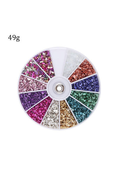 Choice مجموعة من 12 شبكة من راتنج الإيبوكسي الملون المعدني من الحجر الرملي وم...