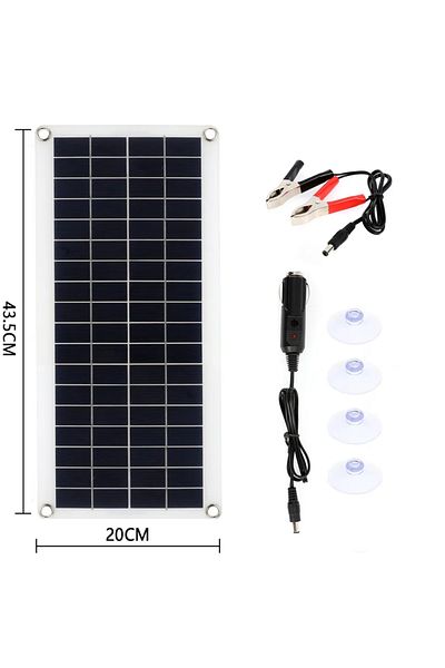 Choice Solar Panel Only Solar Panel Kit 30w 12v Dual Usb Output Solar Cells Solar Panel 20a 30a 40a 50a Con