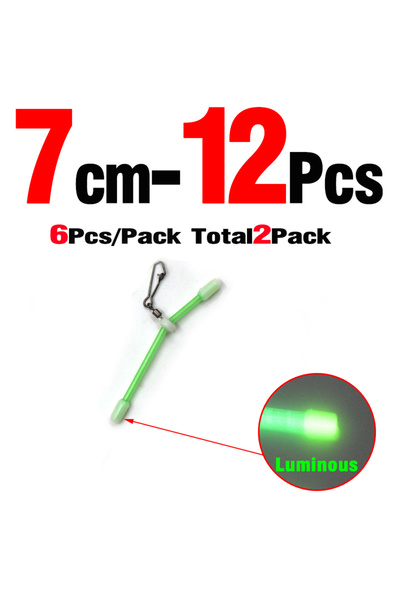 Choice حجم 7 سم MNFT 12 قطعة ذراع تغذية مضادة للتشابك لصيد الأسماك مع أنابيب ...